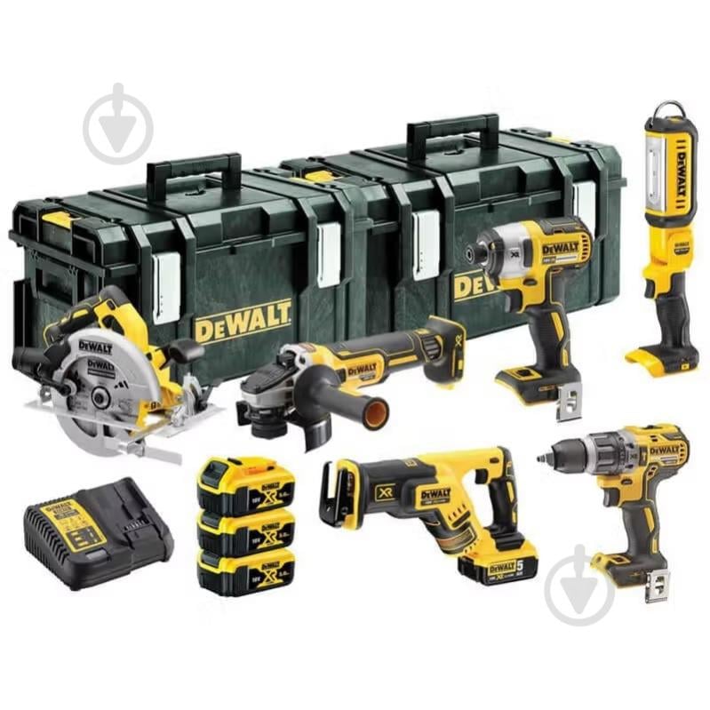 Набір DeWalt із шести безщіткових інструментів DCK623P3 - фото 3