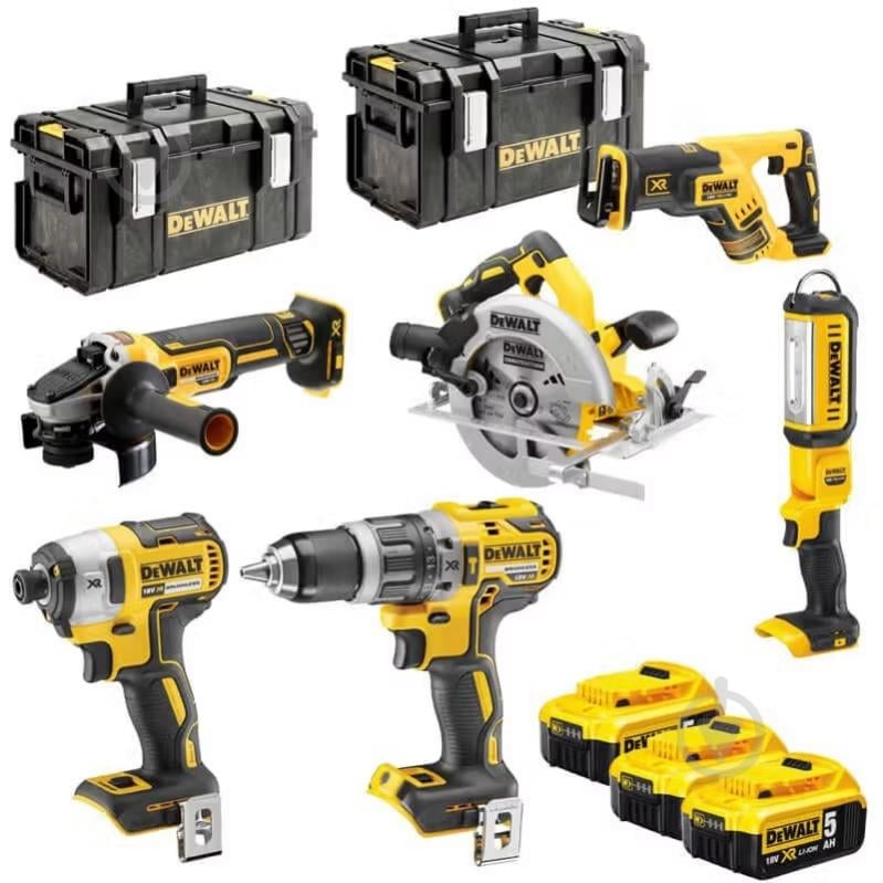 Набір DeWalt із шести безщіткових інструментів DCK623P3 - фото 2
