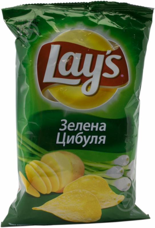 Чипсы Lays Зеленый лук 35 г - фото 1