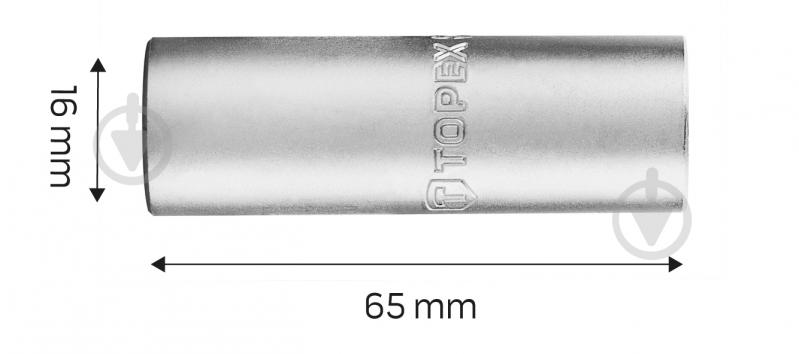 Головка свечная Topex Premium 38D764 - фото 2