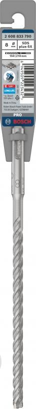 Бур Bosch SDS-plus 8x150 мм 210 мм 2608833790 - фото 4