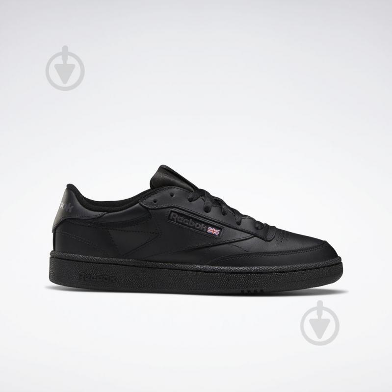 ᐉ Кросівки чоловічі демісезонні Reebok CLUB C 85 AR0454 р.43 чорні ...
