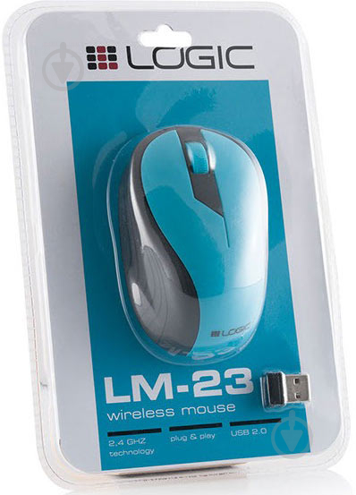 Миша Logic Concept M-LC-LM23-BLU - фото 6