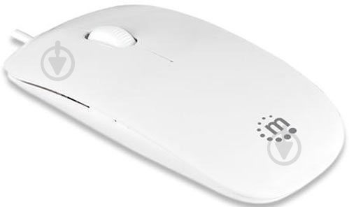 Мышь Manhattan Optical USB White 177627 - фото 2
