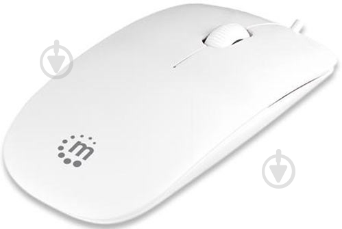 Мышь Manhattan Optical USB White 177627 - фото 1