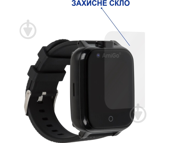 Смарт-годинник AmiGo GO006 GPS 4G WIFI black (849557) - фото 6