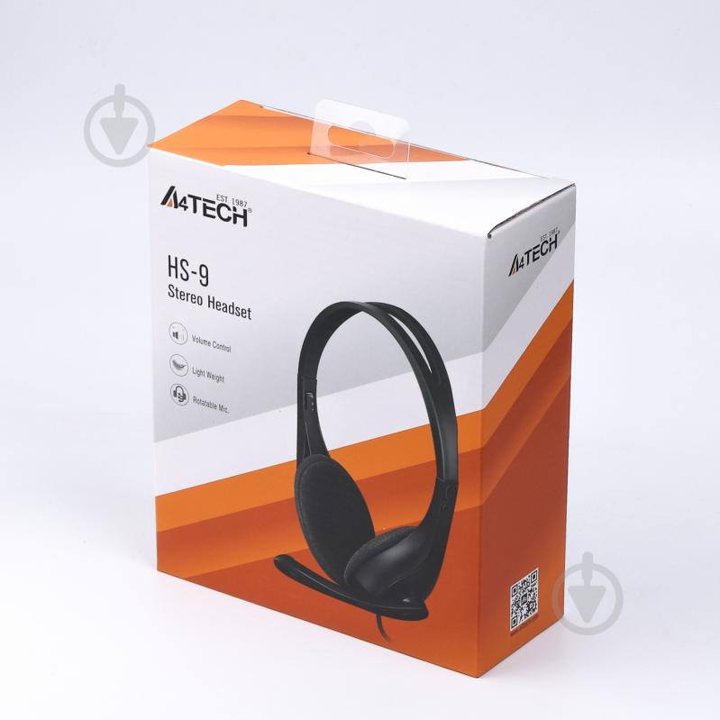 Навушники A4Tech HS-9 black (HS-9 (Black)) - фото 4
