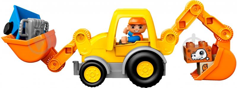 Конструктор LEGO DUPLO Екскаватор-навантажувач 10811 - фото 2
