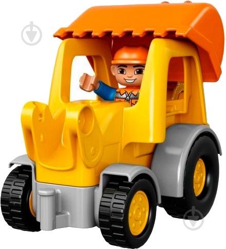 Конструктор LEGO DUPLO Екскаватор-навантажувач 10811 - фото 6