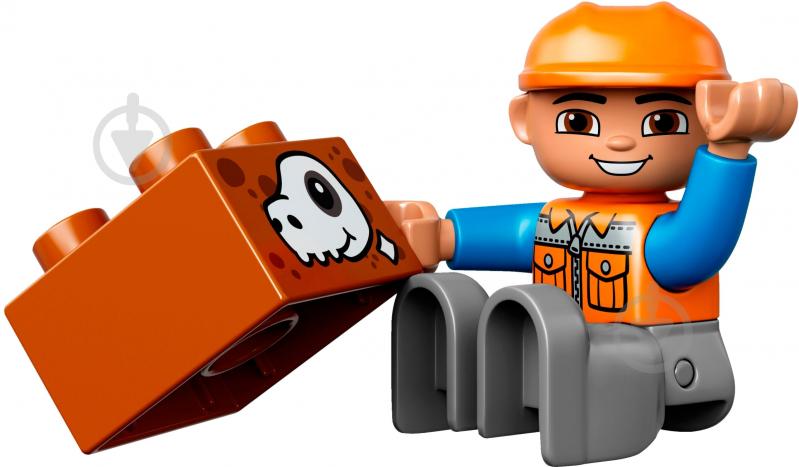 Конструктор LEGO DUPLO Екскаватор-навантажувач 10811 - фото 5