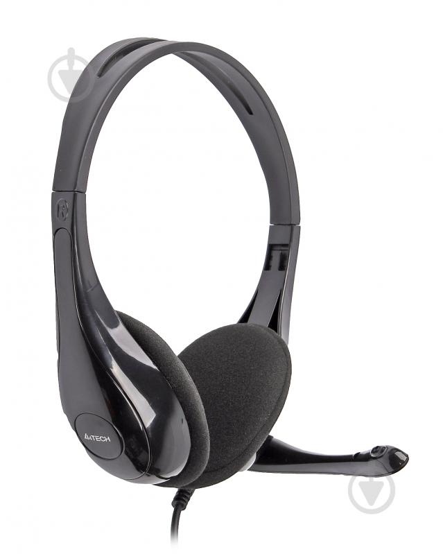 Наушники A4Tech HU-9 black (HU-9) USB - фото 1 Наушники A4Tech HU-9 black (HU-9) USB - фото 1