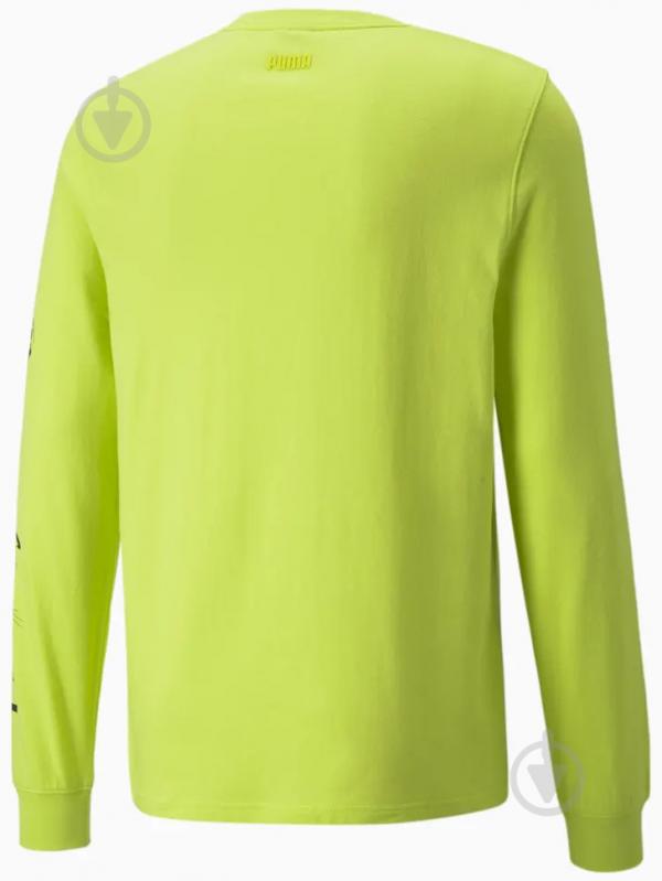 Футболка Puma QUALIFIER LS TEE 53210707 р.L салатовий - фото 7