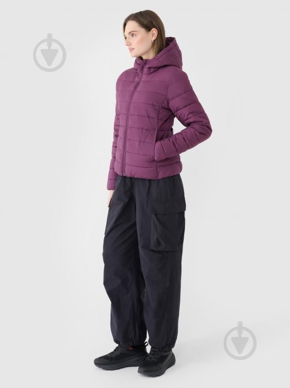 Куртка женская демисезонная 4F DOWN JACKET F534 4FWSS25TDJAF534-50S р.L фиолетовая - фото 3 Куртка женская демисезонная 4F DOWN JACKET F534 4FWSS25TDJAF534-50S р.L фиолетовая - фото 3