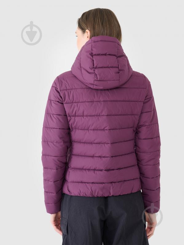 Куртка женская демисезонная 4F DOWN JACKET F534 4FWSS25TDJAF534-50S р.L фиолетовая - фото 4 Куртка женская демисезонная 4F DOWN JACKET F534 4FWSS25TDJAF534-50S р.L фиолетовая - фото 4