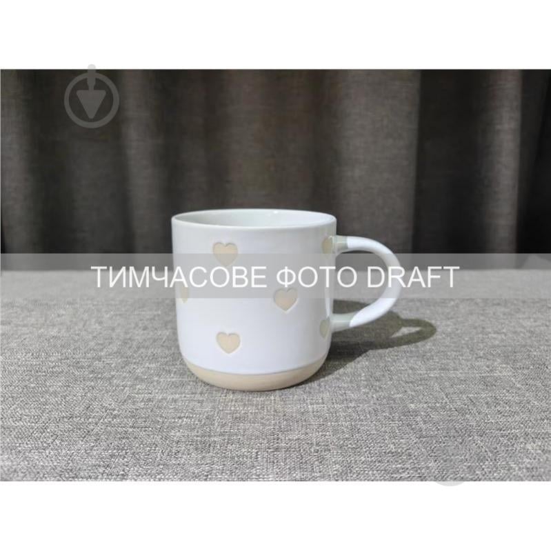 Чашка Ardesto Heart 420 мл белая (AR3030) - фото 1 Чашка Ardesto Heart 420 мл белая (AR3030) - фото 1