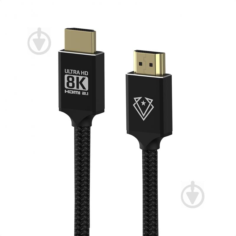 Кабель Vertux VertuLink-300 HDMI 2.1 UltraHD-8K HDR eARC 3 м Black 3 м черный (vertulink-300.black) - фото 1