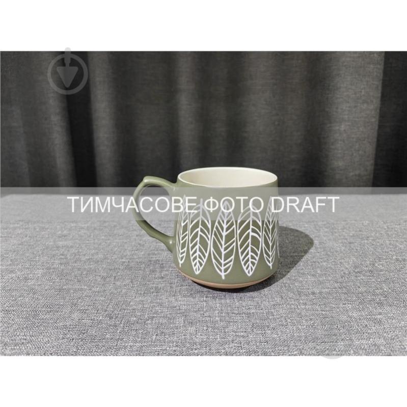 Чашка Ardesto Ilda 500 мл зеленая (AR3038) - фото 1 Чашка Ardesto Ilda 500 мл зеленая (AR3038) - фото 1