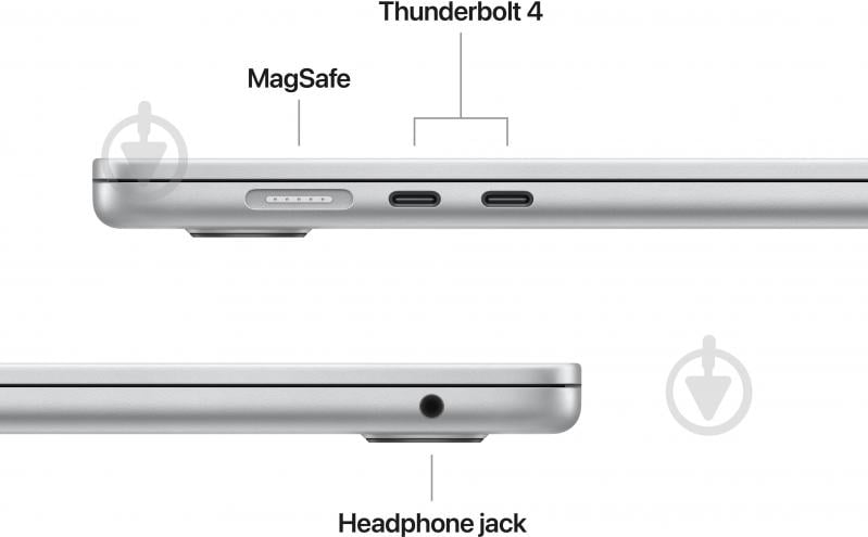 Ноутбук Apple MacBook Air M5 2026 16GB/1TB 15,3" (MDVA4UA/A) silver - фото 6 Ноутбук Apple MacBook Air M5 2026 16GB/1TB 15,3" (MDVA4UA/A) silver - фото 6