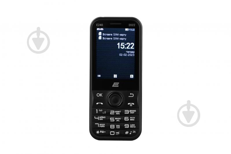 Мобільний телефон 2E E240 2022 Dual SIM black 688130245159 - фото 2