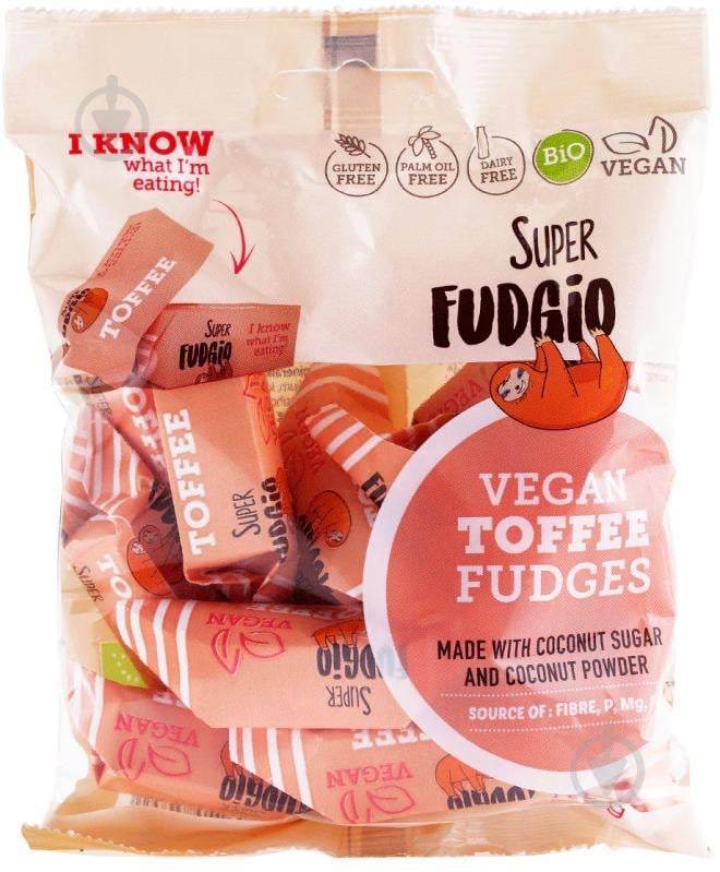 Цукерки Super Fudgio Тофі органічні 150 г (40628) - фото 1 Цукерки Super Fudgio Тофі органічні 150 г (40628) - фото 1