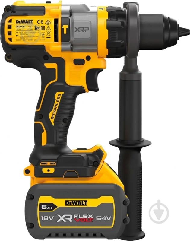 Шуруповерт ударный аккумуляторный DeWalt DCD999T1 - фото 2