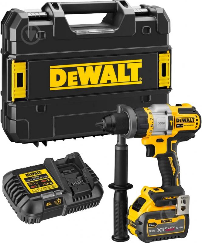 Шуруповерт ударный аккумуляторный DeWalt DCD999T1 - фото 1