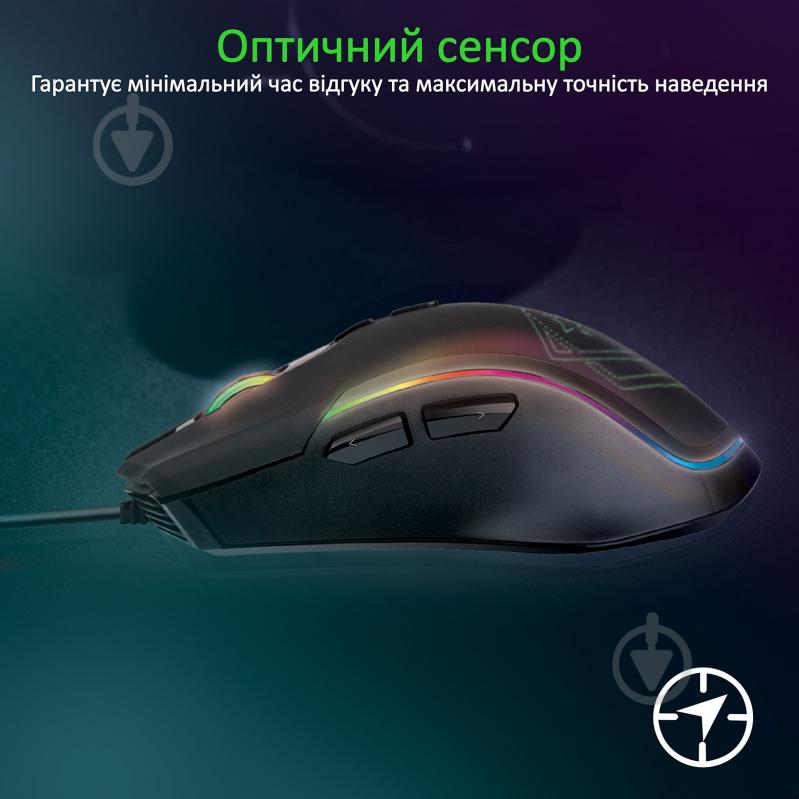 Мышь Vertux Assaulter USB Black - фото 2