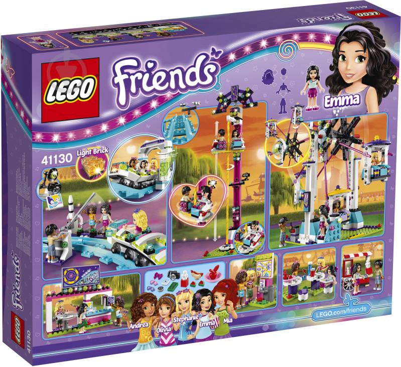 Конструктор LEGO Friends Парк развлечений Американские горки 41130 - фото 10