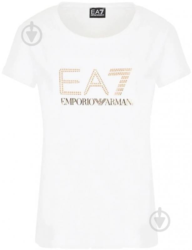 Футболка EA7 T-SHIRT LOGO SERIES 3LTT23-TJDQZ-1100 р.S білий - фото 3