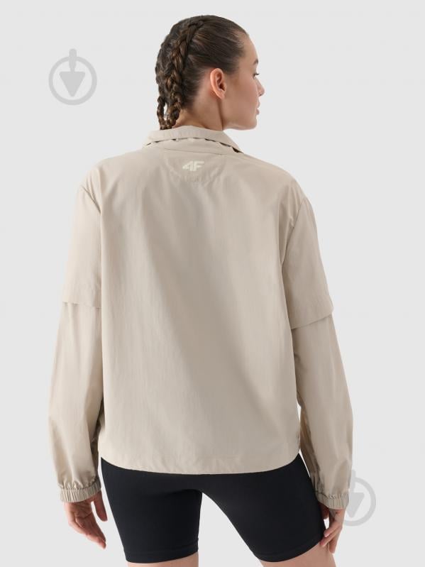 Куртка женская 4F JACKET F190 4FWSS25TJACF190-83S р.M бежевая - фото 2