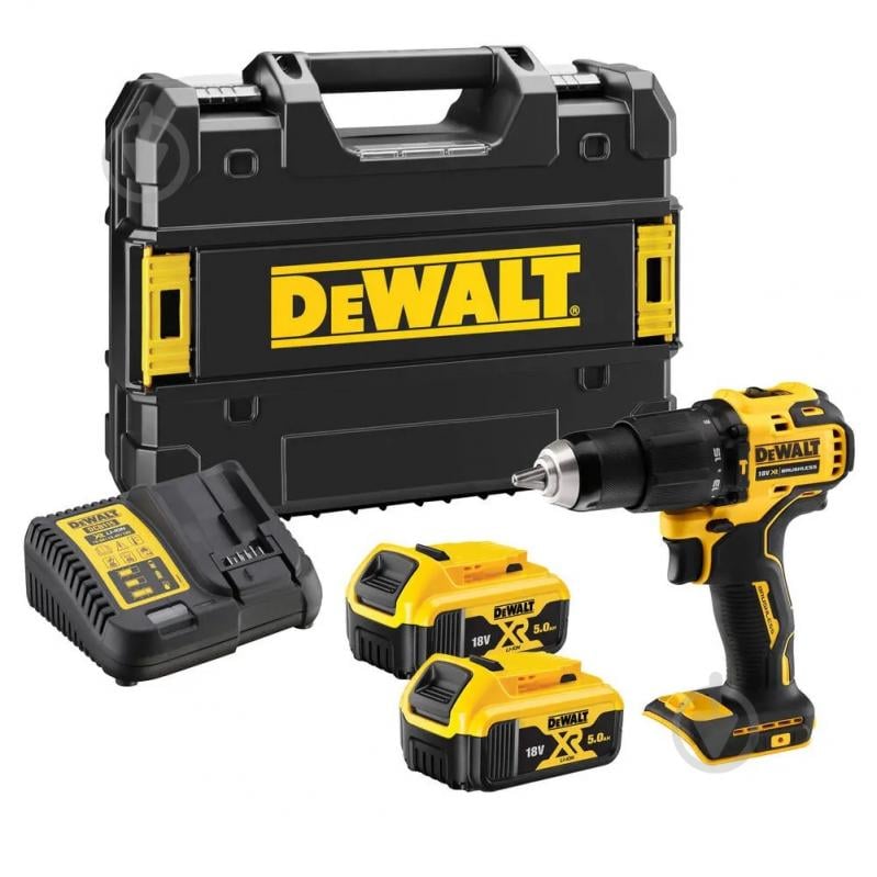 Шуруповерт ударний акумуляторний DeWalt DCD709P2T - фото 1