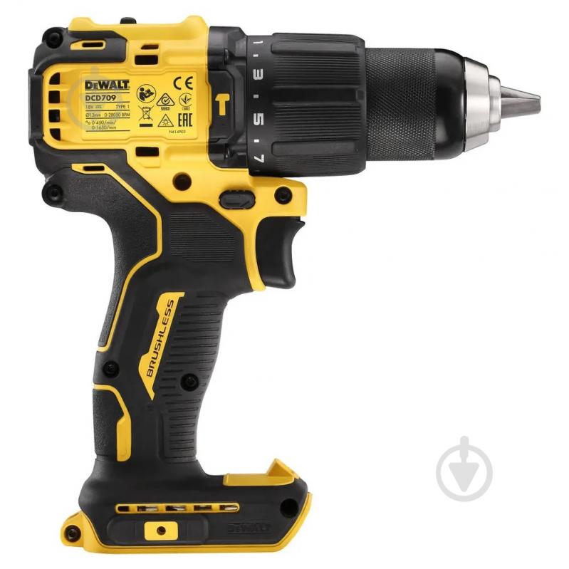 Шуруповерт ударный аккумуляторный DeWalt DCD709N - фото 4