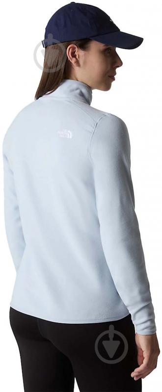 Джемпер THE NORTH FACE W 100 GLACIER 1/4 ZIP - EU NF0A855MI0E1 р.XL блакитний - фото 2