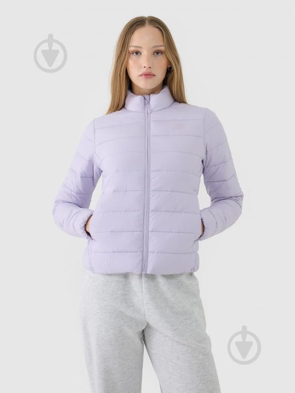 Куртка женская демисезонная 4F DOWN JACKET F533 4FWSS25TDJAF533-52S р.M сиреневая - фото 1 Куртка женская демисезонная 4F DOWN JACKET F533 4FWSS25TDJAF533-52S р.M сиреневая - фото 1