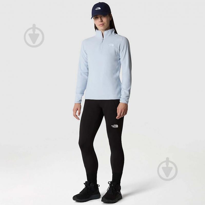 Джемпер THE NORTH FACE W 100 GLACIER 1/4 ZIP - EU NF0A855MI0E1 р.XS блакитний - фото 4