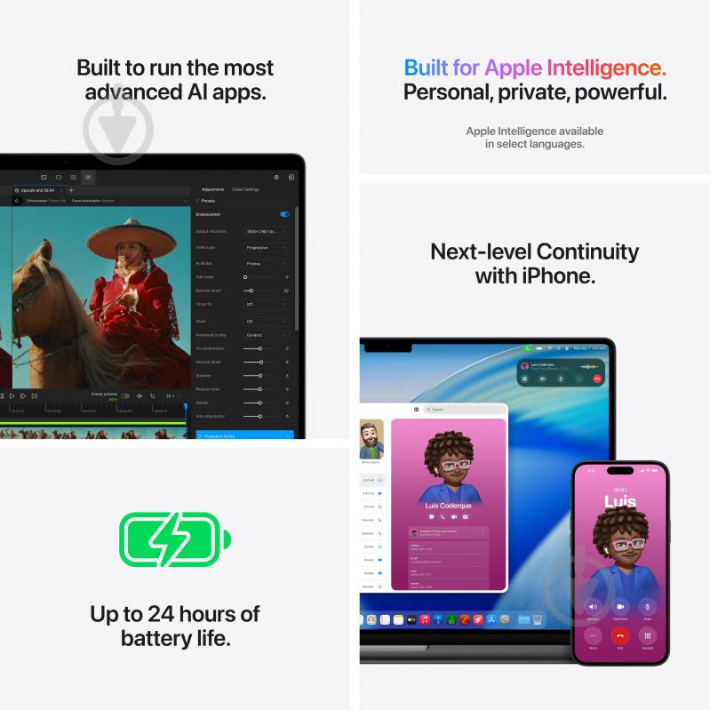 Ноутбук Apple MacBook Pro M5 Pro 2026 24GB/1TB 16,2" (MGEA4UA/A) space black - фото 8 Ноутбук Apple MacBook Pro M5 Pro 2026 24GB/1TB 16,2" (MGEA4UA/A) space black - фото 8