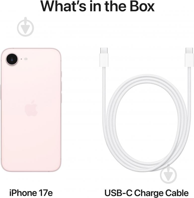 Смартфон Apple iPhone 17e 512GB soft pink (MHU34AF/A) - фото 8 Смартфон Apple iPhone 17e 512GB soft pink (MHU34AF/A) - фото 8