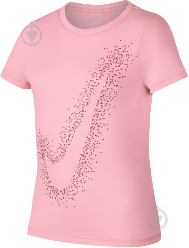 Футболка Nike G NK DRY TEE POLKA DOT BURST AH2107-654 р.L рожевий - фото 1