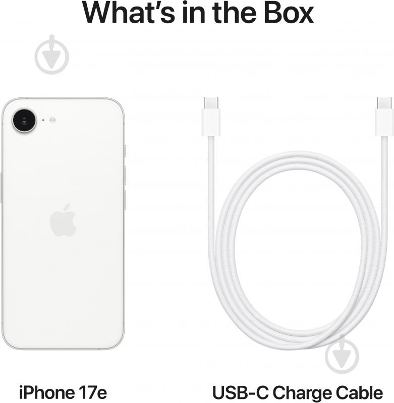 Смартфон Apple iPhone 17e 512GB white (MHU04AF/A) - фото 8