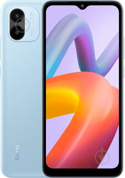 Смартфон Xiaomi Redmi A2 3/64GB light blue - фото 1 Смартфон Xiaomi Redmi A2 3/64GB light blue - фото 1
