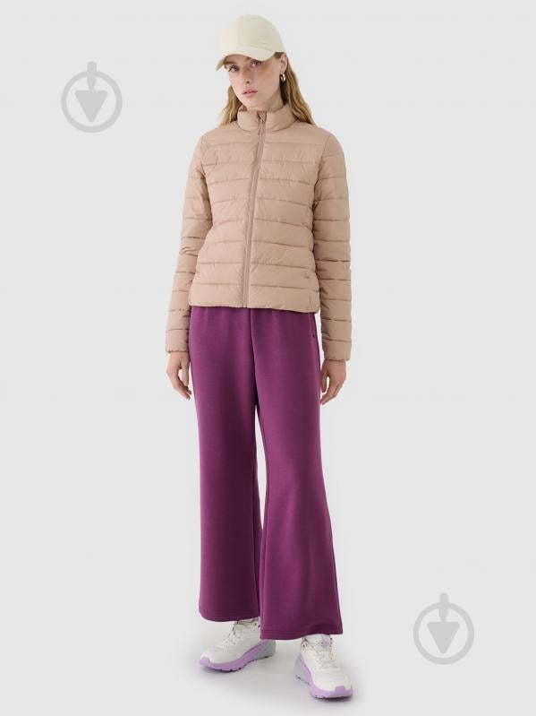 Куртка женская демисезонная 4F DOWN JACKET F533 4FWSS25TDJAF533-83S р.S бежевая - фото 5 Куртка женская демисезонная 4F DOWN JACKET F533 4FWSS25TDJAF533-83S р.S бежевая - фото 5