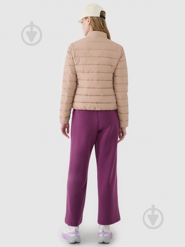 Куртка женская демисезонная 4F DOWN JACKET F533 4FWSS25TDJAF533-83S р.S бежевая - фото 6 Куртка женская демисезонная 4F DOWN JACKET F533 4FWSS25TDJAF533-83S р.S бежевая - фото 6