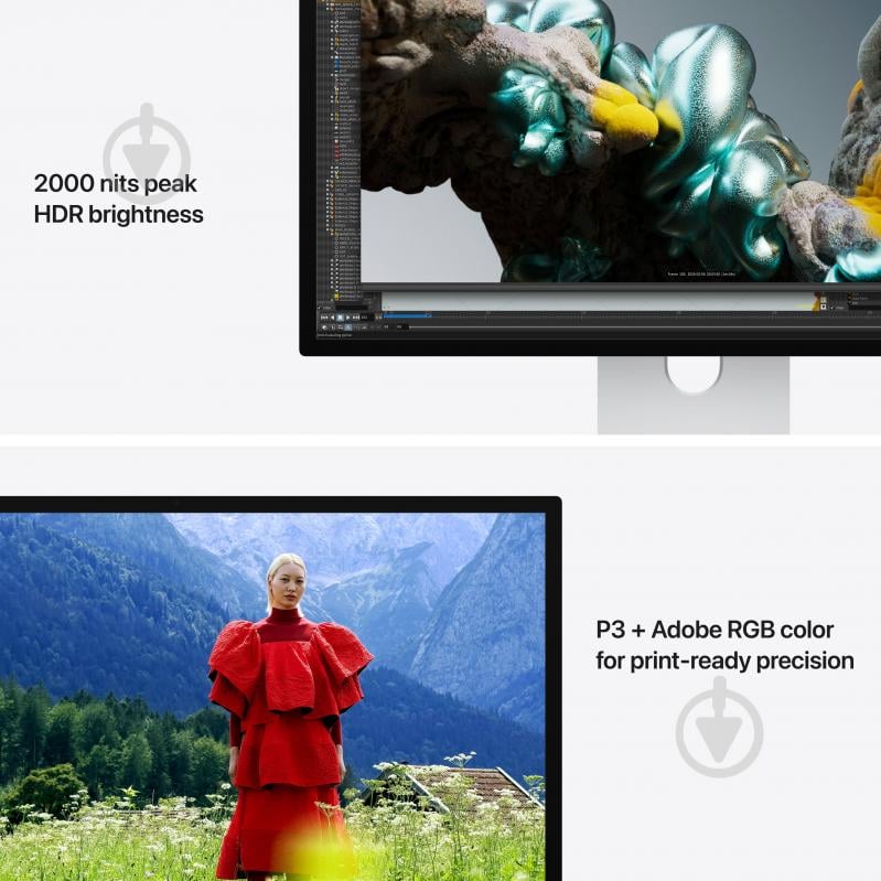 Монітор Apple Studio Display XDR 2026 5K Standard glass 27" (MFEL4RU/A) - фото 4 Монітор Apple Studio Display XDR 2026 5K Standard glass 27" (MFEL4RU/A) - фото 4