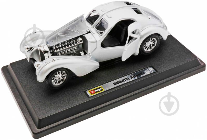 Автомодель Bburago 1:24 1936 Bugatti Atlantic 18-22092 - фото 4