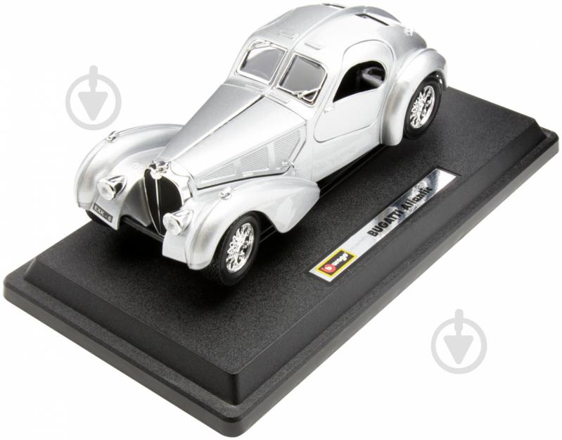Автомодель Bburago 1:24 1936 Bugatti Atlantic 18-22092 - фото 5