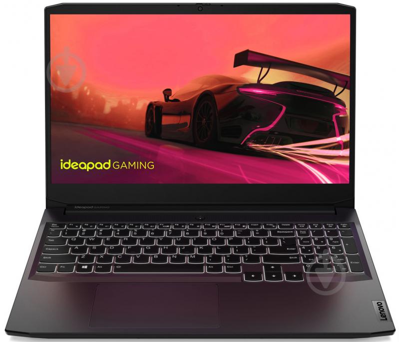 Ноутбук Lenovo ideapad Gaming 3 15ACH6 15,6" (82K20272RA) shadow black - фото 1