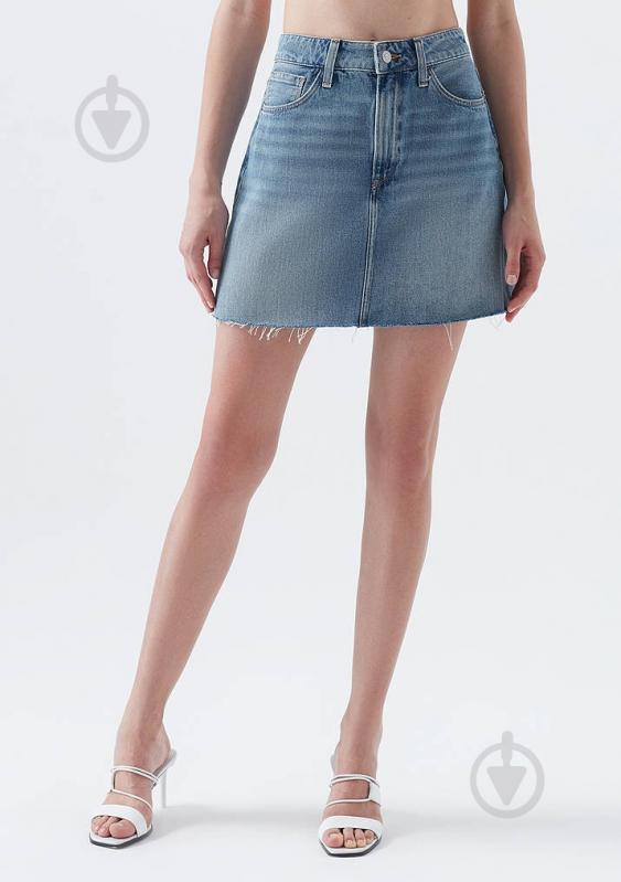 Спідниця Mavi LINDSAY Shaded Indigo Denim 130560-28088 р. S синій - фото 3 Спідниця Mavi LINDSAY Shaded Indigo Denim 130560-28088 р. S синій - фото 3