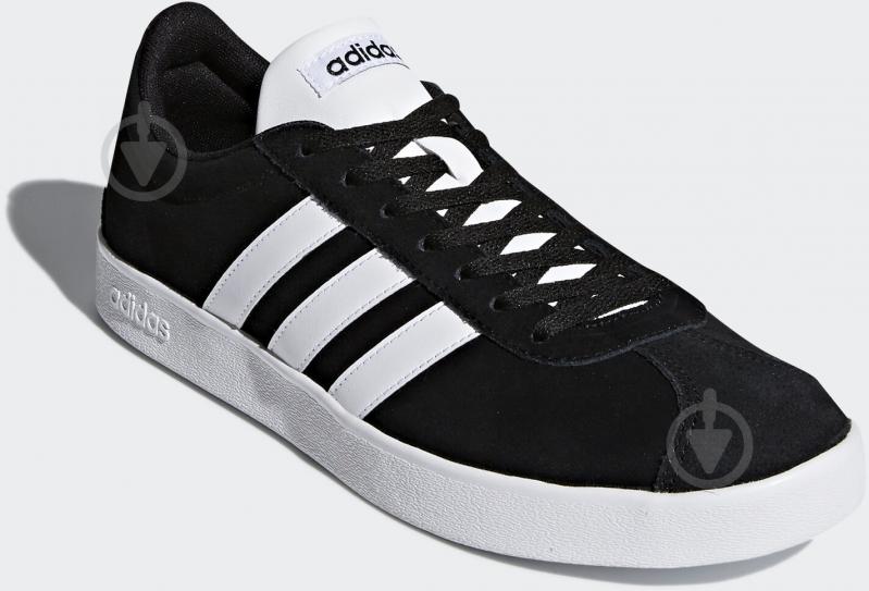 Кроссовки мужские демисезонные Adidas VL COURT 2.0 DA9853 р.41 1/3 черные - фото 4