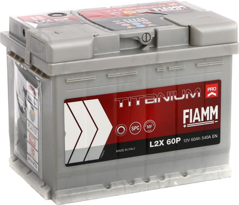 Акумулятор автомобільний Fiamm Titanium Pro 60Ah 540A 12V «+» ліворуч - фото 1