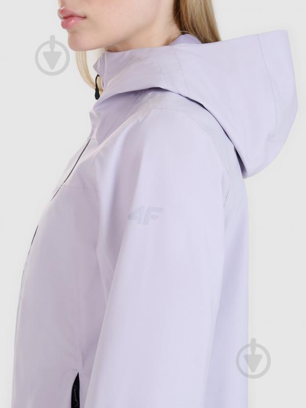 Ветровка женская 4F TECHNICAL JACKET F702 4FWSS25TTJAF702-52S р.S сиреневая - фото 5 Ветровка женская 4F TECHNICAL JACKET F702 4FWSS25TTJAF702-52S р.S сиреневая - фото 5